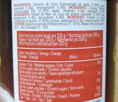 LECHE DE COCO 400 ML. "AMÉRICA"bueno