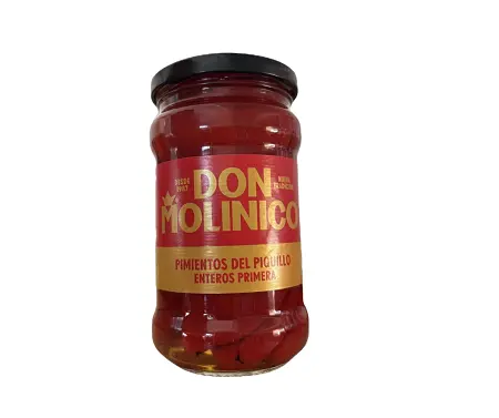 [PR/00221] PIMIENTO DE PIQUILLO "DON MOLINICO" "CRISTAL" 290 GR.
