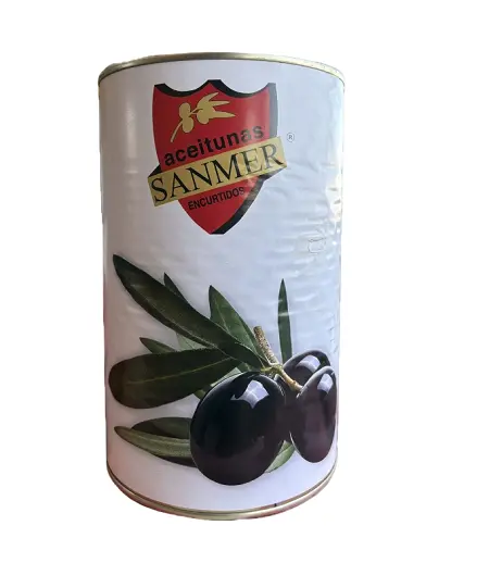 [3483] ACEITUNA NEGRA CACEREÑA EXTRA C/H 160/190. 2,500GR