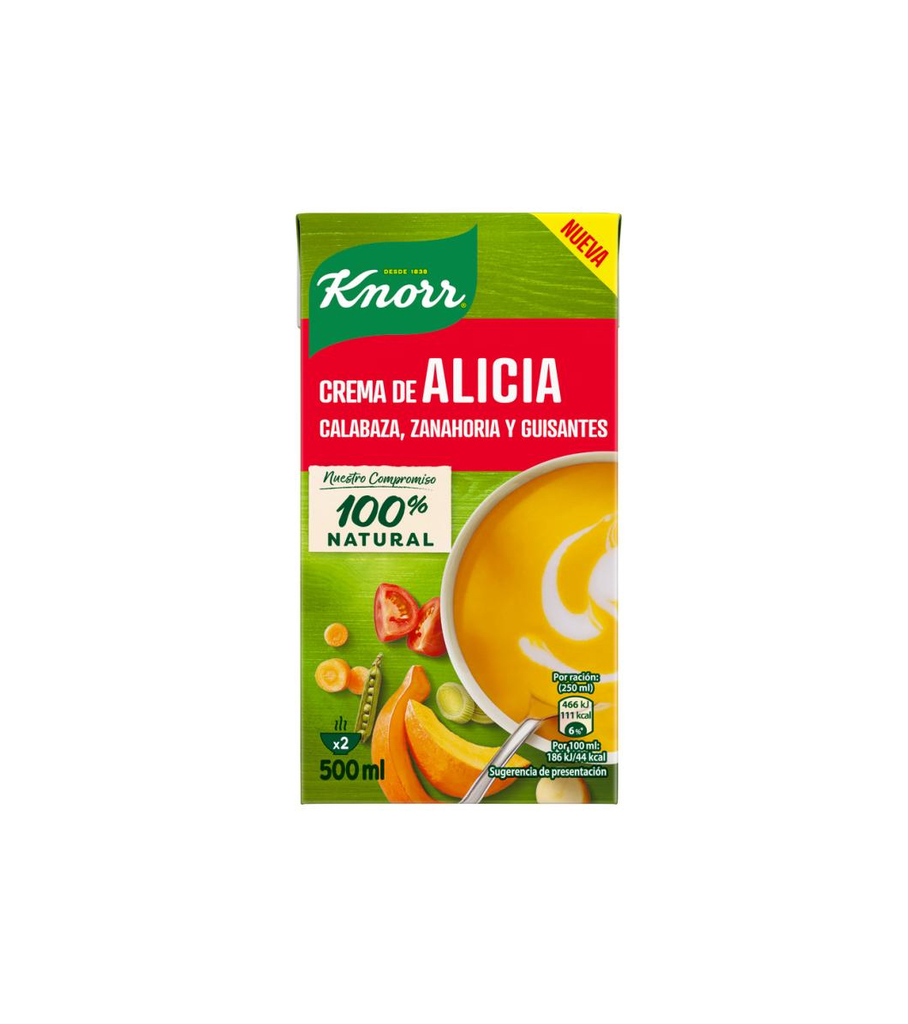 [980120037] CREMA DE VERDURAS ALICIA 500