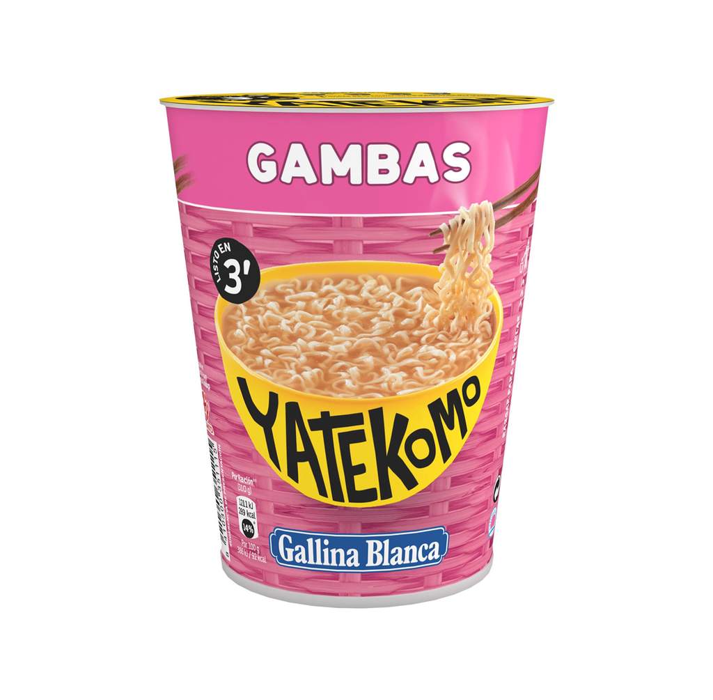 [980120172] YATEKOMO GAMBAS VASO 61 GRS