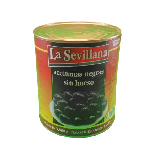 ACEITUNAS NEGRAS S/HUESO 2,85K