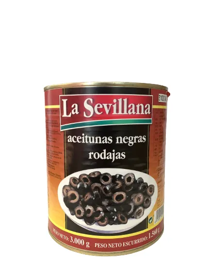 [9387] ACEITUNAS RODAJA NEGRA L/3 KG