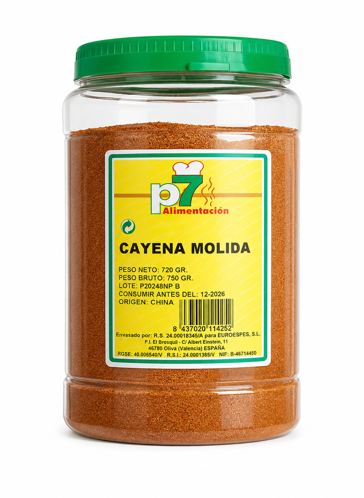 [10011716] CAYENA MOLIDA 620 GR  P-7