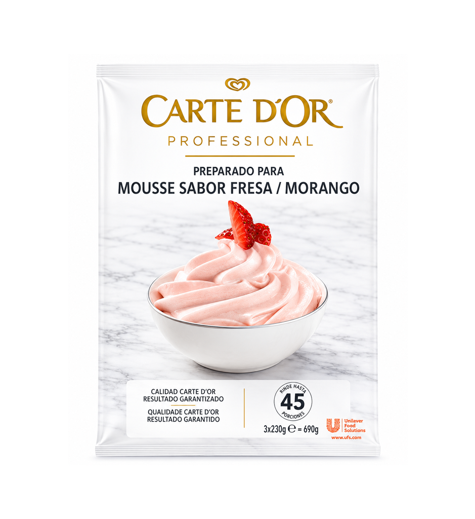 [980120171] MOUSSE FRESA CARTE D'OR 3X230G