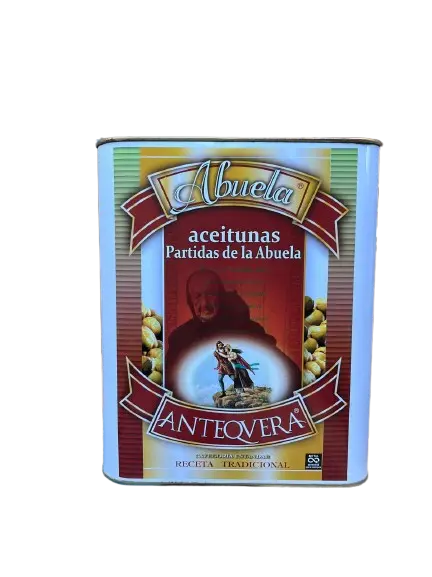 ACEITUNA ALIÑADA 9,11 kg. NETO 5 KG. "ALIÑO DE MI PUEBLO" (LATA)
