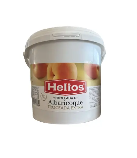 MERMELADA ALBARICOQUE TROZOS CUBO 4,2 KILOS "HELIOS"