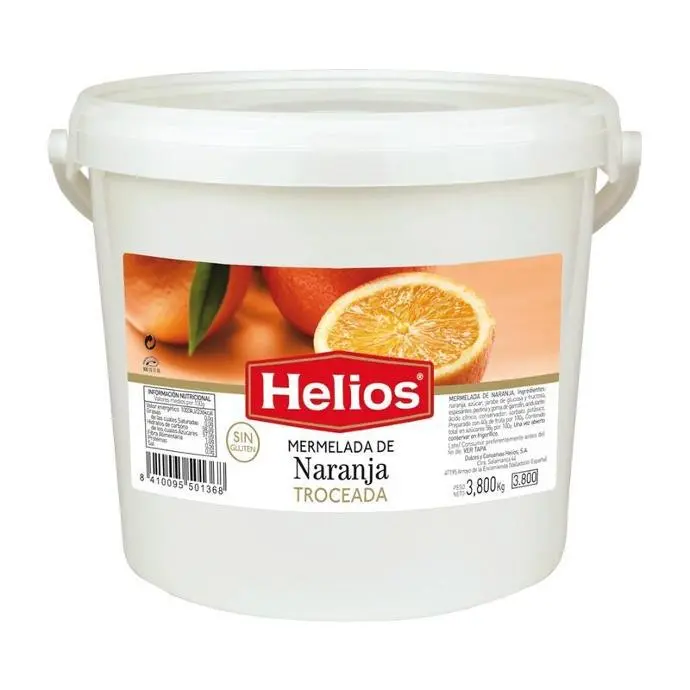 [PR/05815] MERMELADA DE NARANJA TROZOS CUBO 4,2 KG HELIOS