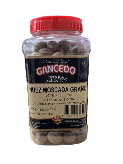[PR/05712] NUEZ MOSCADA GRANO 820GR.