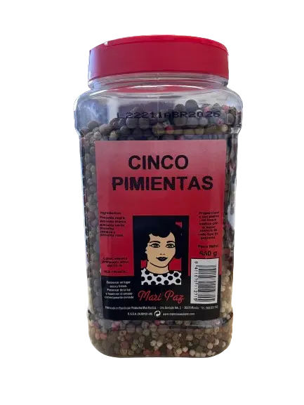 [PR/00278] PIMIENTA CINCO PIMIENTAS 650  GR.