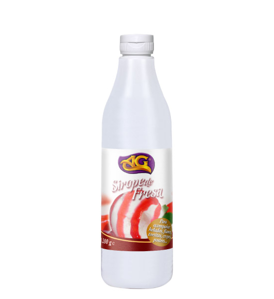 SIROPE DE FRESA "A.G." 1,2 KG.