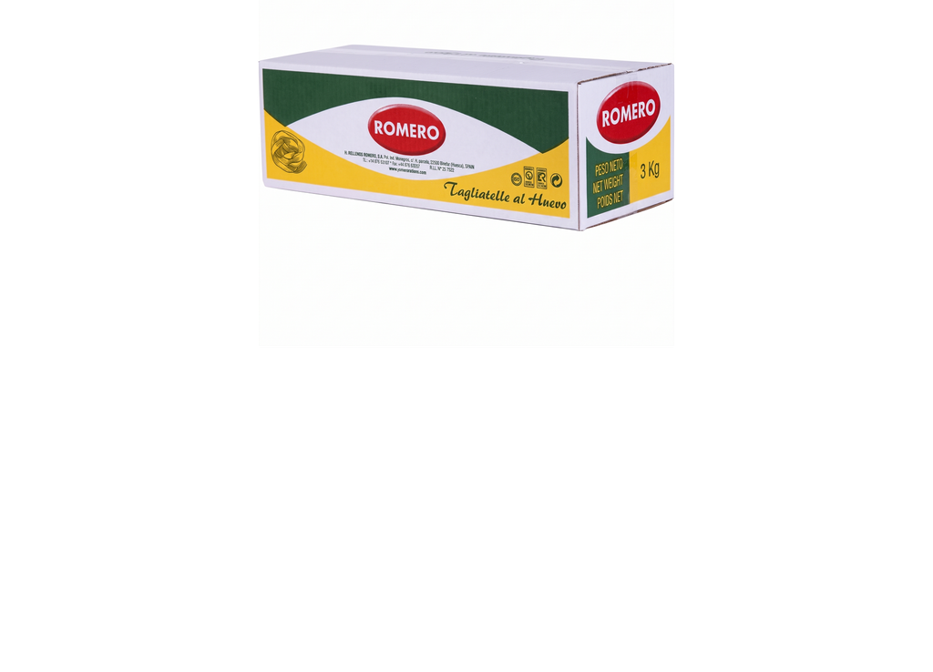 TAGLIATELLE AL HUEVO "ROMERO" 3 KG.