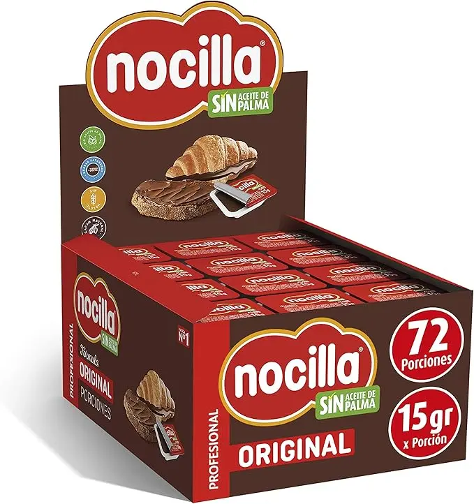 NOCILLA PORCIONES C/72 UND