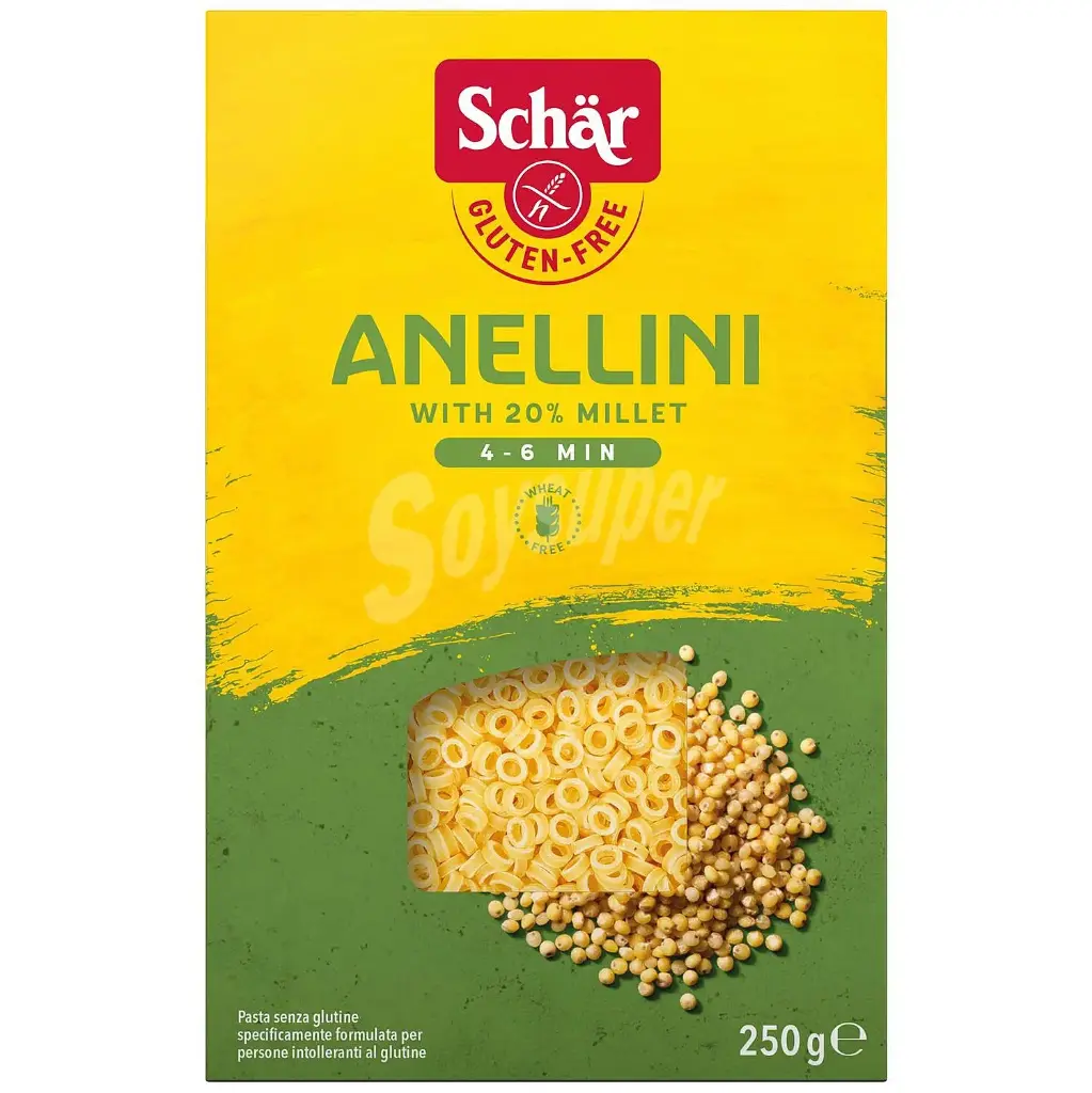 SCHAR-ANELLINI (ANILLO)250 GRS SIN GLUTEN