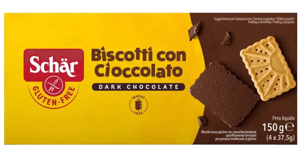[SG/10] SCHAR-BISCOTTE CIOCCOLATO 150G GALLETAS S/GLUTEN