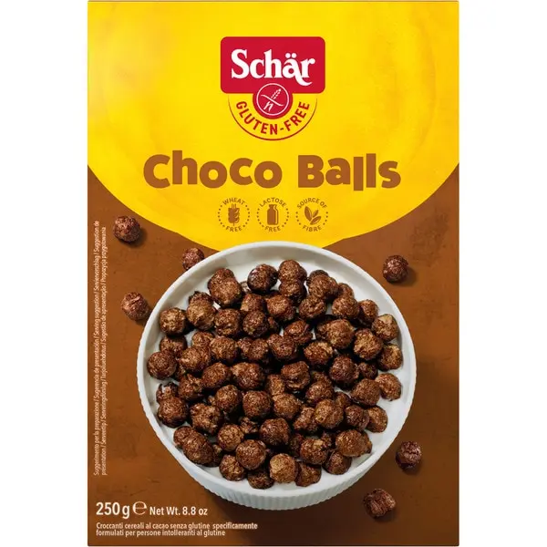 [SG/12] SCHAR-CEREALES CHOCO BALLS 250 S/GLUTEN 