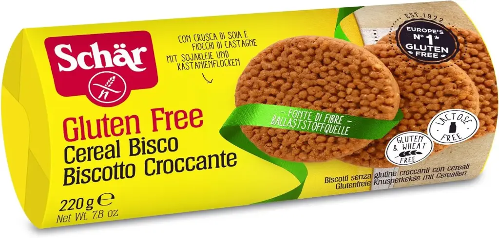 SCHAR-GALLETA CEREAL BISCO 220gr S/GLUTEN  