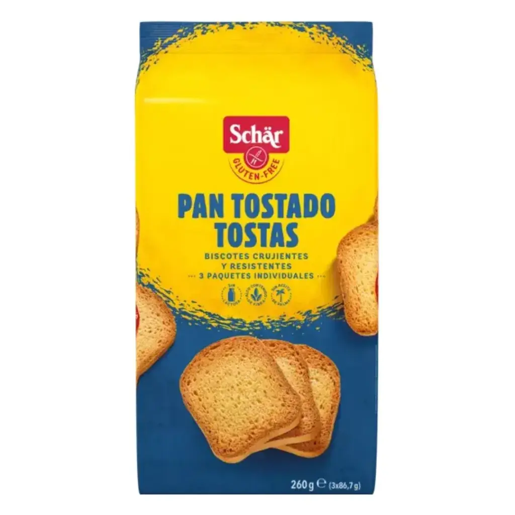 [SG/24] SCHAR-PAN TOSTADO-TOSTAS 260 G  S/GLUTEN