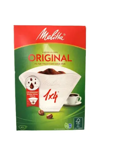[PR/5184] FILTROS CAFE "MELITA" 1X4 40 U
