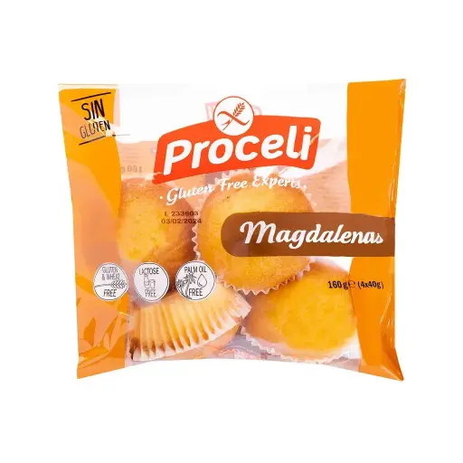 [SG/7] MAGDALENAS SIN GLUTEN CELIACO PROCELI 