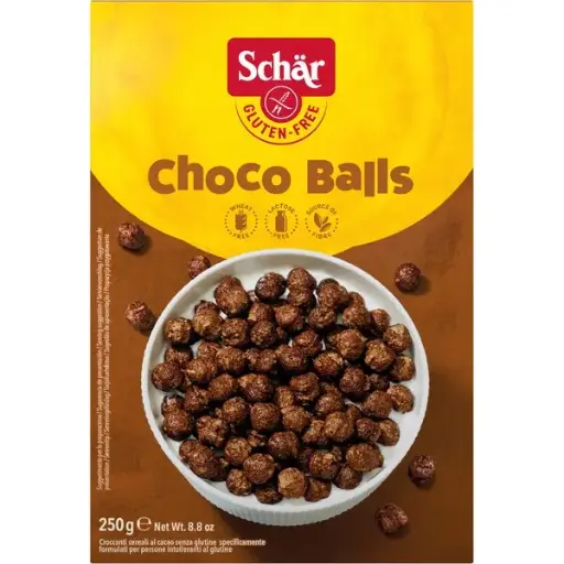 [SG/12] SCHAR-CEREALES CHOCO BALLS 250 S/GLUTEN 